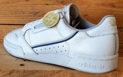Adidas Continental 80 Low Leather Trainers UK9/US9.5/EU43 EE5342 White/Grey