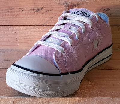 Converse Chuck Taylor One Star Canvas Trainers UK5.5/US7.5/EU38 521270FT Pink