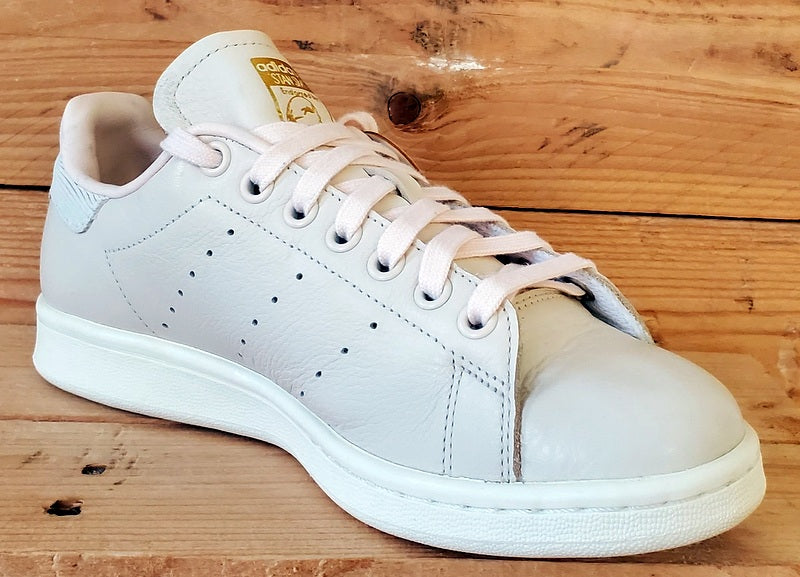 Adidas Stan Smith Low Leather Trainers UK5/US6.5/EU38 CP8915 Beige/Grey