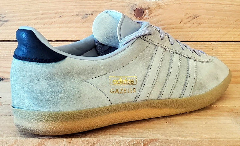 Adidas Gazelle Low Suede Trainers UK5/US5.5/EU38 BA8669 Grey/Gum Sole