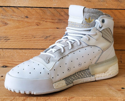 Adidas Rivalry RM Mid Leather Trainers UK8/US8.5/EU42 G27978 Triple White