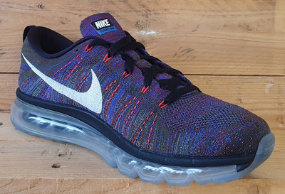 Nike Flyknit Air Max Low Trainers UK10/US11/EU45 620469-016 Purple Multicolour