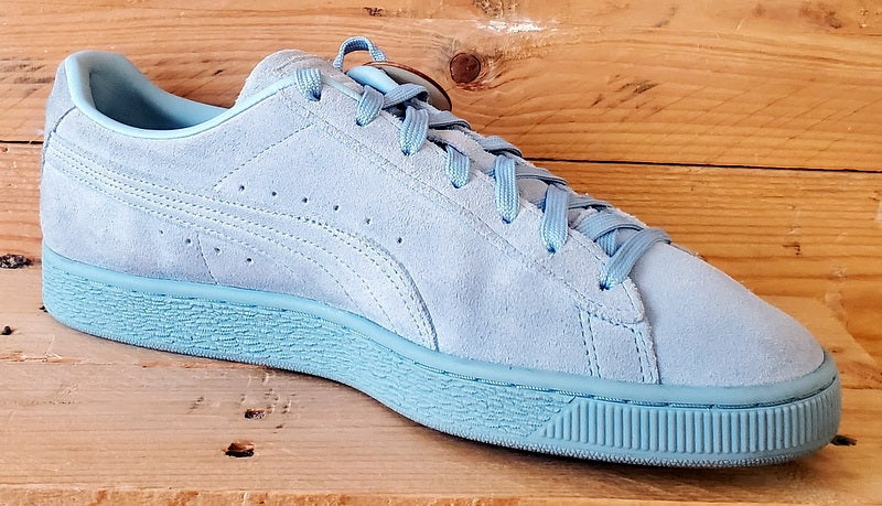 Puma Suede Mono 21 Low Trainers UK9/US10/EU43 381176-03 Triple Blue Fog
