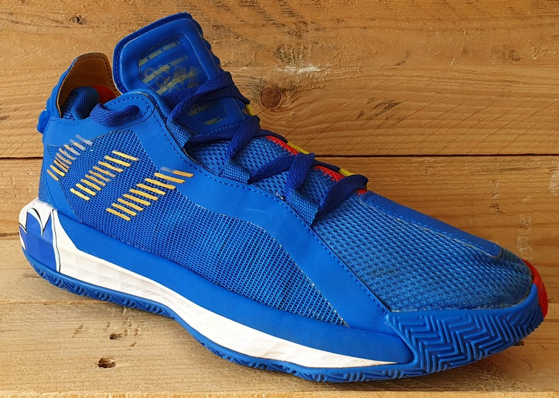 Adidas Dame 6 Sonic The Hedgehog Trainers UK6/US6.5/EU39 FU9446 Blue/Red