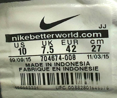 Nike Free TR Fit 5.0 Textile Trainers UK7.5/US10/EU42 704674-008 Black/Crimson
