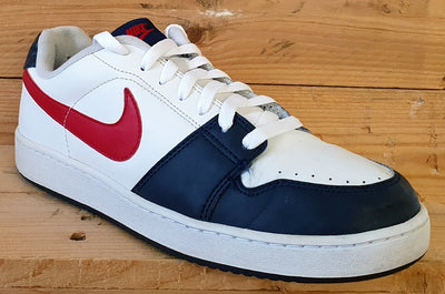 Nike Backboard Low Leather Trainers UK8/US9/EU42.5 378336-162 White/Navy/Red