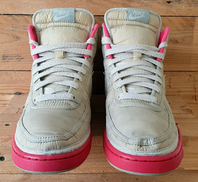 Nike Vandal Birch Mid Textile Trainers UK10/US11/EU45 408325-200 Cream/Pink/Grey