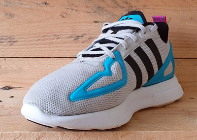 Adidas ZX 2K Flux Low Textile Trainers UK5.5/US6/EU38.5 FW1908 White/Blue/Pink