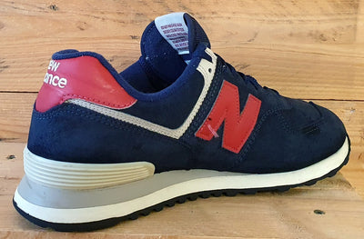 New Balance Classics 574 Low Suede Trainers UK10/US10.5/EU44.5 ML574PN2 Navy