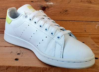 Adidas Stan Smith Low Leather Trainers UK6/US7.5/EU39 FW2707 White/Yellow