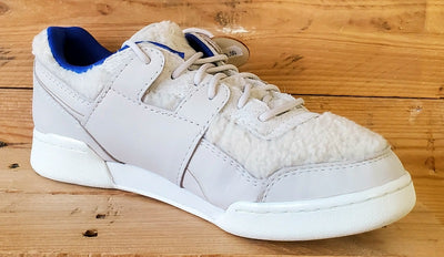 Reebok Workout Plus Stucco Suede/Wool Trainers UK9.5/US10.5/EU44.5 GX5423 Beige