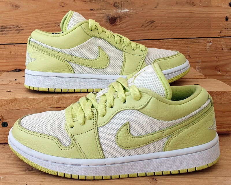 Nike Air Jordan 1 Low Trainers DH9619-103 Limelight Green/White UK4/US6.5/EU37.5