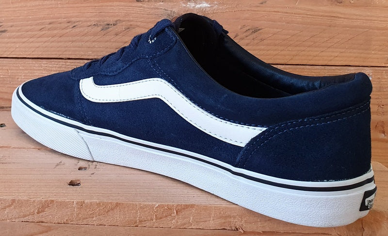 Vans Off The Wall Suede Trainers UK10.5/US11.5/EU45 721454 Navy/White