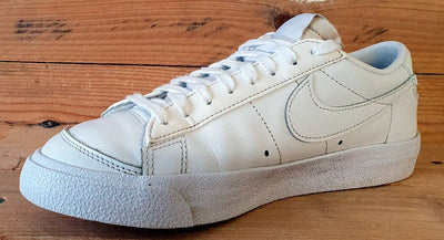 Nike Blazer Low 77 Leather Trainers UK5/US7.5/EU38.5 DC4769-101 Triple White