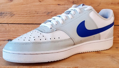 Nike Court Vision Low Leather Trainers UK8/US9/EU42.5 FN4019-001 White/Grey