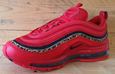 Nike Air Max 97 Low Trainers UK8/US10.5/EU42.5 BV6113-600 Leopard Pack Red