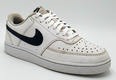 Nike Court Vision Low Leather Trainers DH2987-101 White/Black UK7/US8/EU41