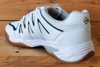 Dunlop Court Master III Low Leather Trainers UK8/US9/EU42 K/1013/100 White/Black
