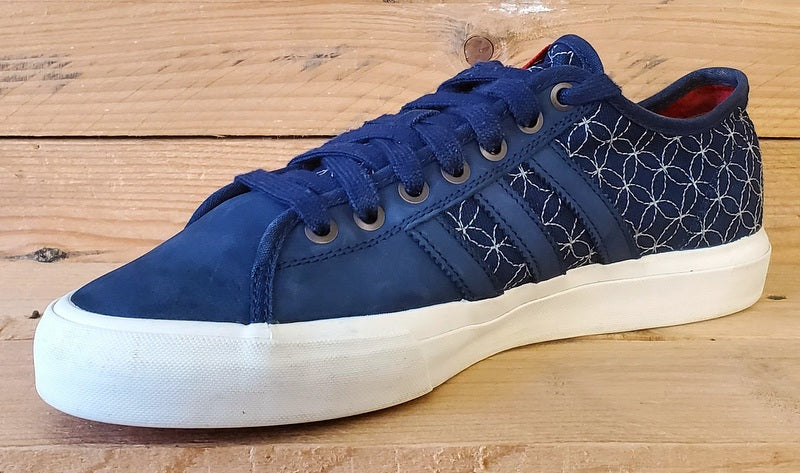 Adidas Matchcourt Low Canvas/Suede Trainers UK7.5/US8/EU41 BB8834 Navy