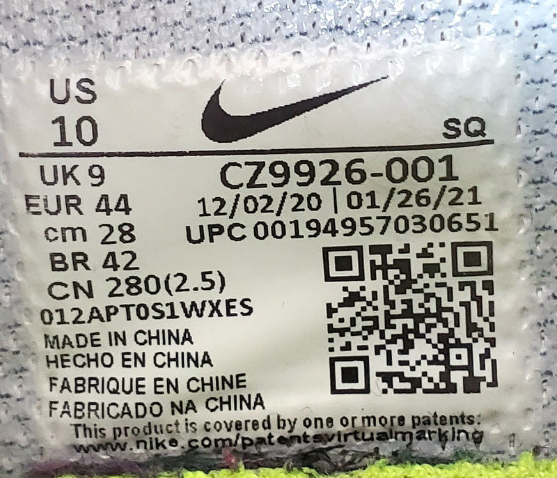 Nike Daybreak Pomegranate Low Canvas Trainers UK9/US10/EU44 CZ9926-001 Black