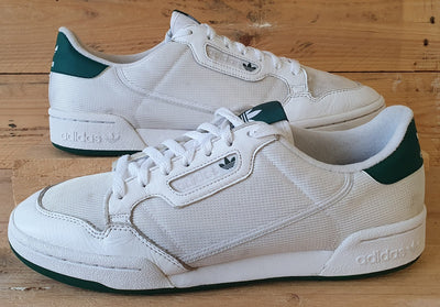 Adidas Continental 80 Low Trainers UK11/US11.5/E46 EF5995 White/Collegiate Green