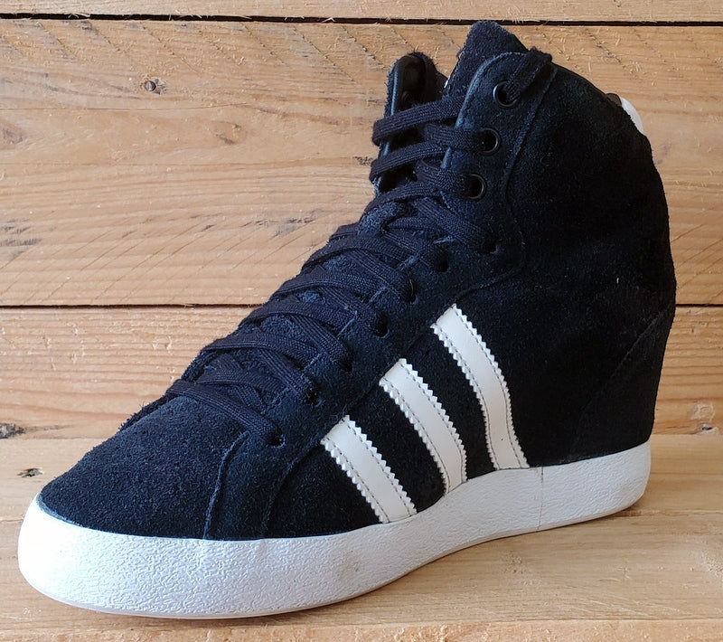 Adidas Basket Profi Up Mid Suede Trainers UK4/US5.5/EU36.5 G95650 Black