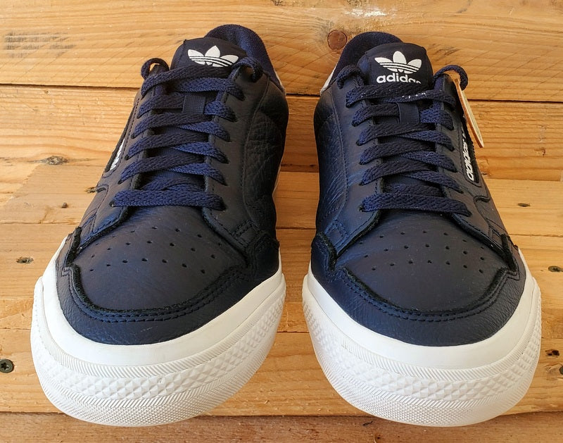 Adidas Continental Vulc Low Leather Trainers UK9/US9.5/EU43 EG4590 Navy/White