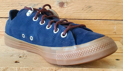 Converse All Star Low Canvas Trainers UK8/US8/EU41.5 166452C Navy/Gum