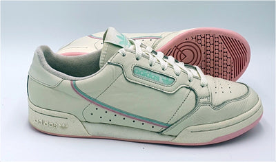 Adidas Continental 80 Leather Trainers BD7645 White/Pink/Mint UK10/US10.5/EU44.5