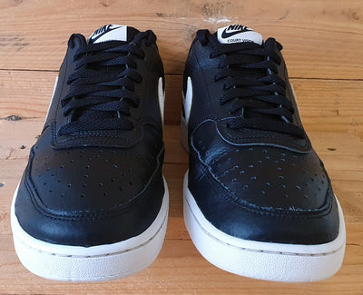 Nike Court Vision Low Leather Trainers UK6.5/US7.5/EU40.5 CD5463-001 Black/White