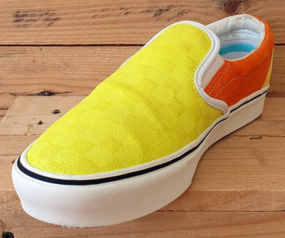 Vans Comfy Cush x Penn Low Suede Trainers UK8/US9/EU42 721356 Yellow/Orange