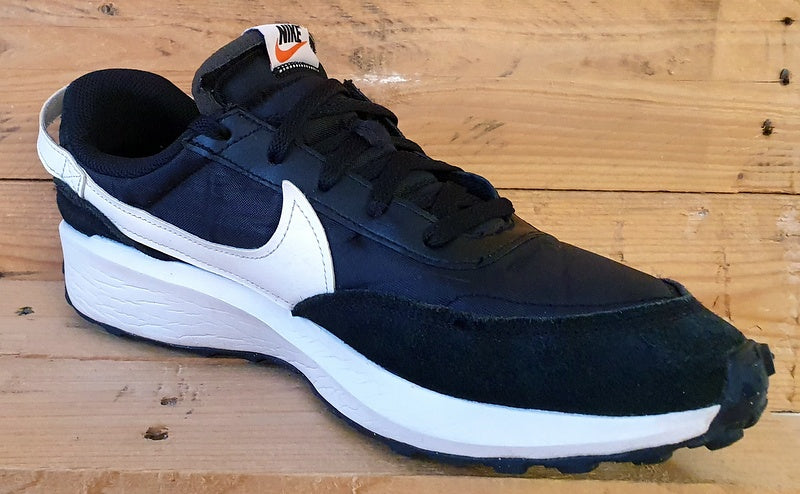 Nike Waffle Debut Low Textile/Suede Trainers UK10/US11/EU45 DH9522-001 Black