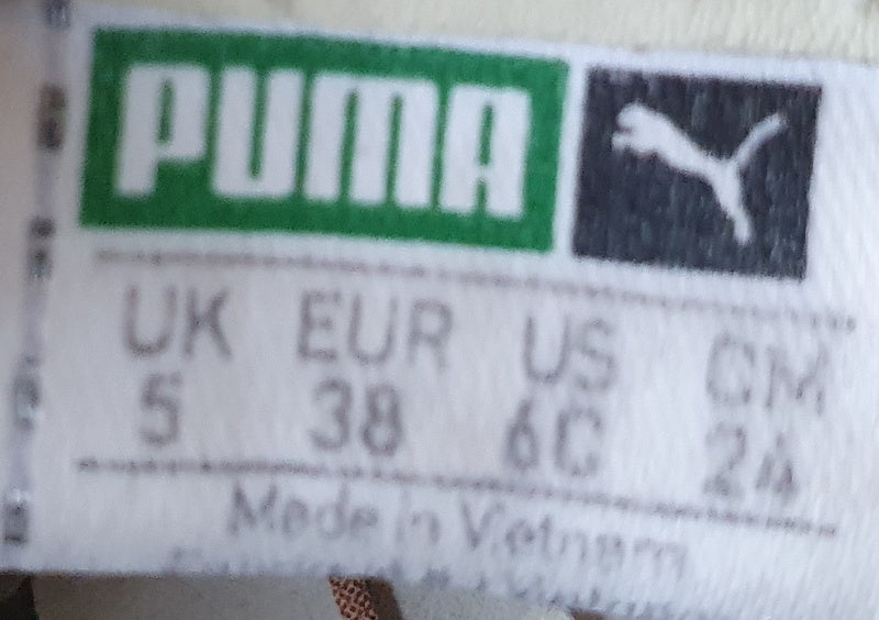 Puma RS-O Nylon/Leather Trainers 366950 09 Cream/Black/Red UK5/US6C/EU38