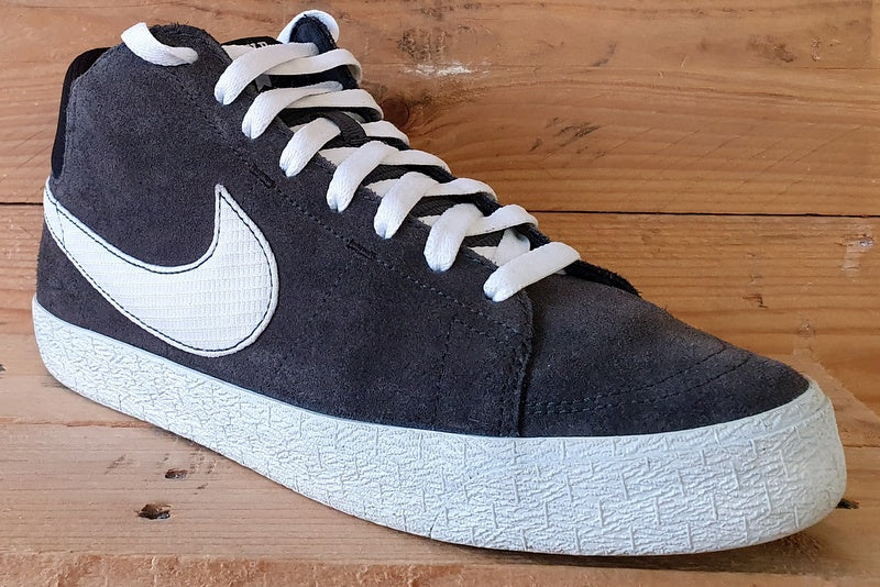 Nike Blazer Mid Vintage Suede Trainers UK8/US9/EU42.5 510965-011 Grey/White