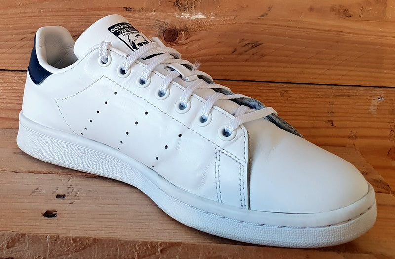 Adidas Stan Smith Low Leather Trainers UK7.5/US8/EU41 M20325 White/Navy Blue