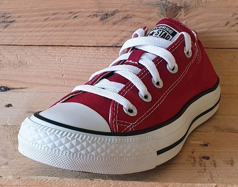 Converse Chuck Taylor All Star Canvas Trainers UK4 US6 EU36.5 M9691 Ox Maroon VintageTrainers