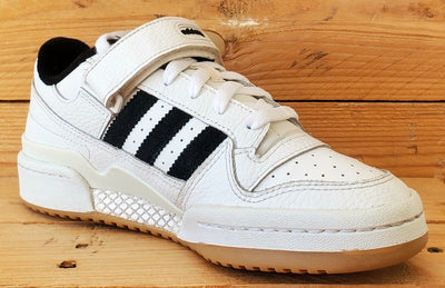 Adidas Forum Low Leather Trainers UK5/US5.5/EU38 H01924 Cloud White/Black/Gum