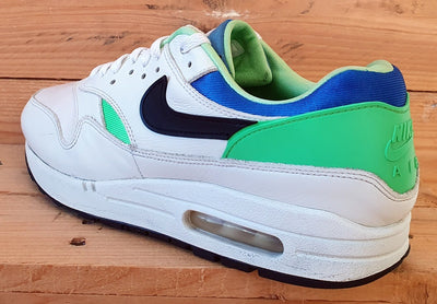 Nike Air Max 1 DNA CH Low Leather Trainers UK8/US9/EU42.5 AR3863-100 Green Royal