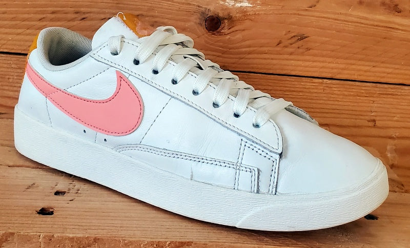 Nike Blazer Leather Trainers UK4.5/US7/EU38 AV9370-112 Summit White/Pink Quartz