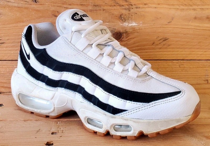 Nike Air Max 95 Juventus Leather Trainers UK4/US6.5/E37.5 307960-112 Black/White