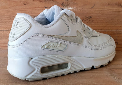 Nike Air Max 90 LTR Low Leather Trainers UK5/US5.5Y/EU38 724821-100 White