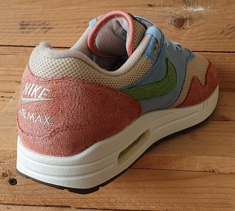 Nike Air Max 1 Low Suede Trainers UK10.5/US11.5/EU45.5 DV3196-800 Madder Root