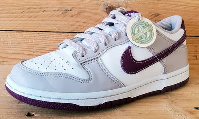 Nike Dunk Low Leather Trainers UK4/US4.5Y/E36.5 FB9109-104 Platinum Violet/White