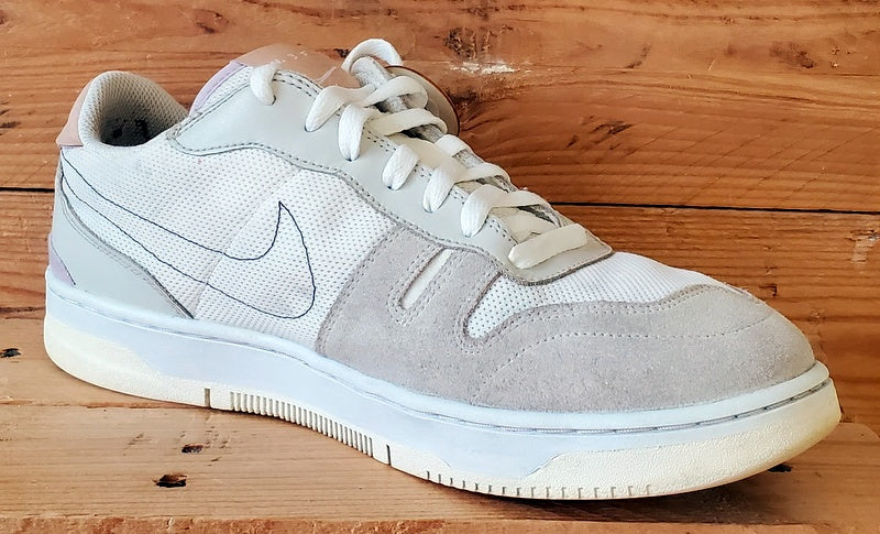 Nike Squash-Type Low Textile/Suede Trainers UK9/US10/EU44 CJ1640-102 Sail/White