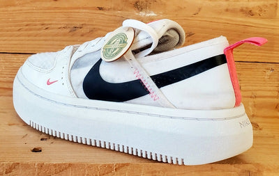 Nike Court Vision Alta Low Textile Trainers UK5/US7.5/EU38.5 CW6536-103 White