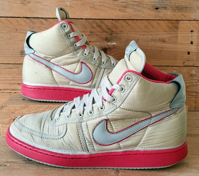 Nike Vandal Birch Mid Textile Trainers UK10/US11/EU45 408325-200 Cream/Pink/Grey