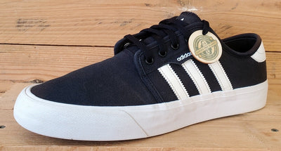 Adidas Seeley XT Low Canvas Trainers UK9.5/US10/EU44 GZ8568 Black/White/Gum