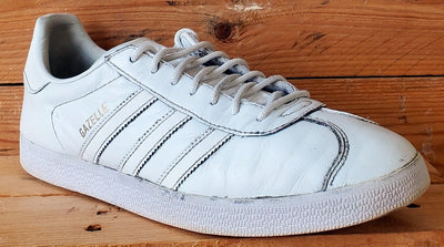 Adidas Gazelle Low Leather Trainers UK10/US10.5/EU44.5 BB5498 White