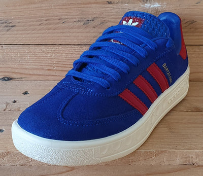 Adidas Barcelona City Series Suede Trainers UK7/US7.5/EU40.5 FX5642 Royal Blue