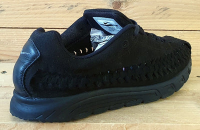 Nike Mayfly Woven Low Suede Trainers UK5/US7.5/EU38.5 833802-004 Triple Black